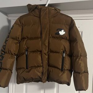 DSquared Brown Kids Teen (10) Puffer Jacket Like New